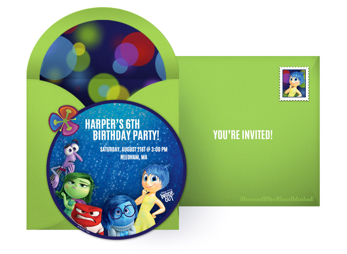 free Inside Out online invitation